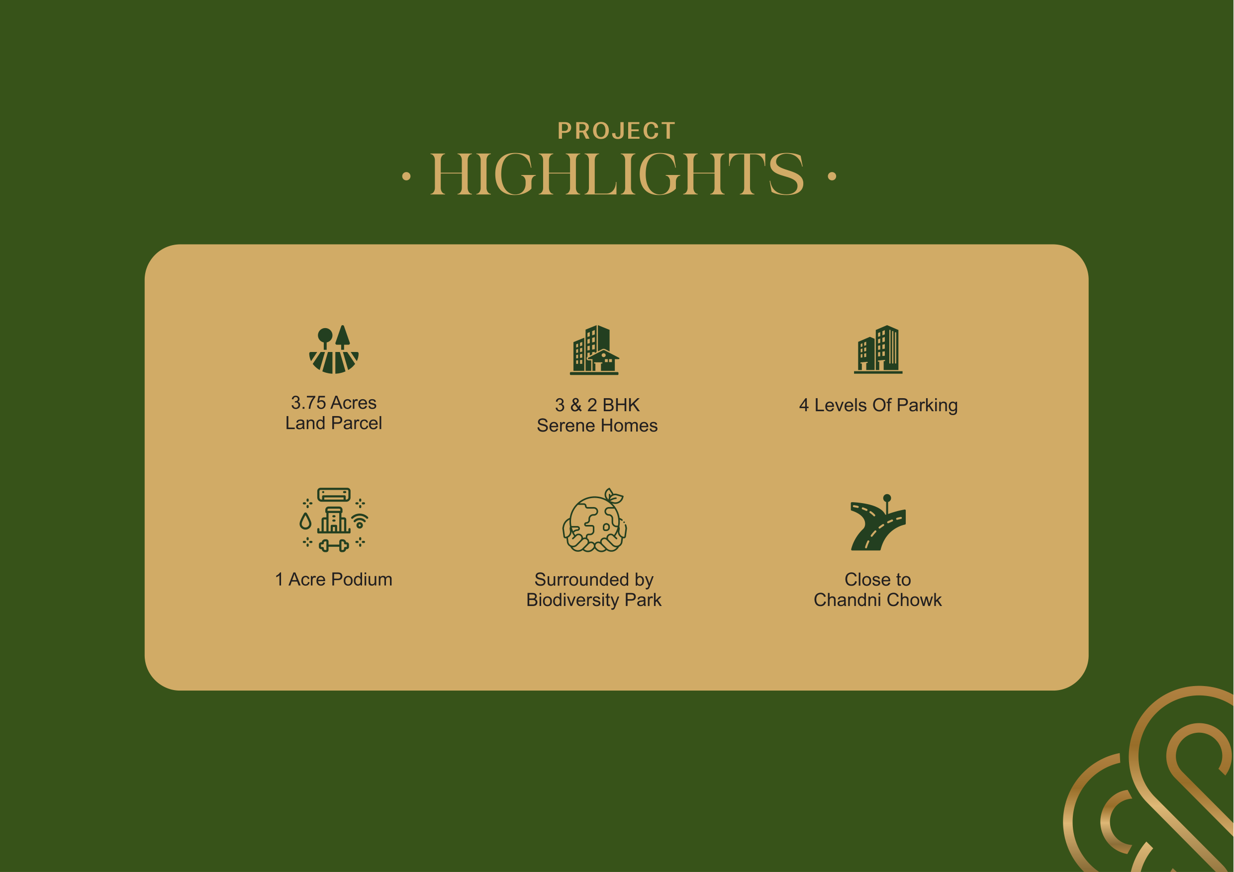 Project highlights from brochure